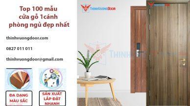 Top 100 mẫu cửa gỗ 1 cánh phòng ngủ đẹp và thịnh hành