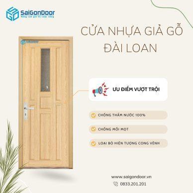 Cửa nhựa Đài Loan - Cửa nhà vệ sinh giá rẻ, chất lượng