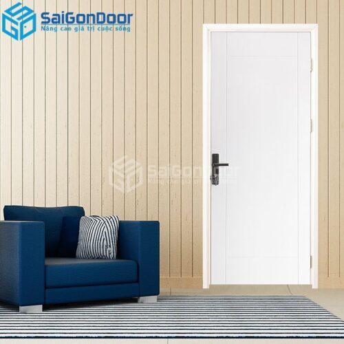 Cửa Gỗ MDF veneer P1R4-C1 1-MDFV-SGD