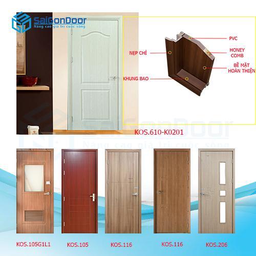 Cửa nhựa ABS Hàn Quốc được làm từ nhựa ABS nên chống nước, cách nhiệt cách âm tốt