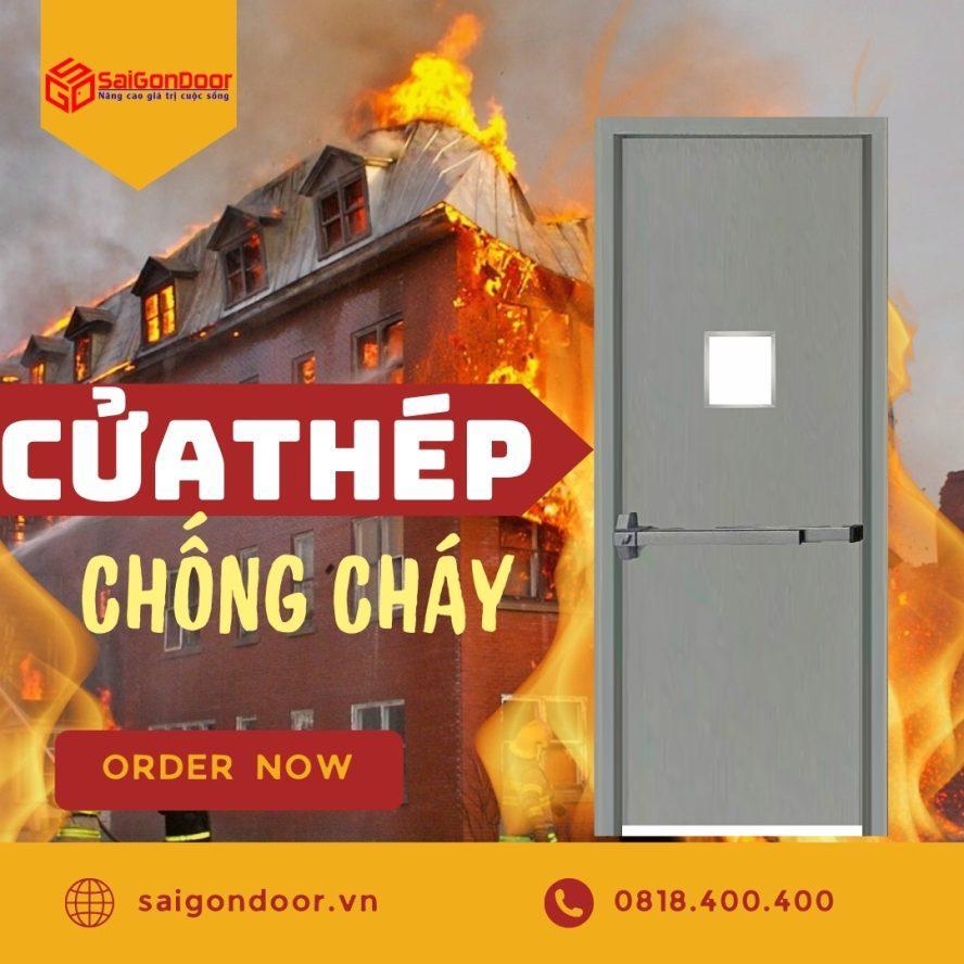 Cửa thép chống cháy 60 phút tại Thủ Dầu Một 3