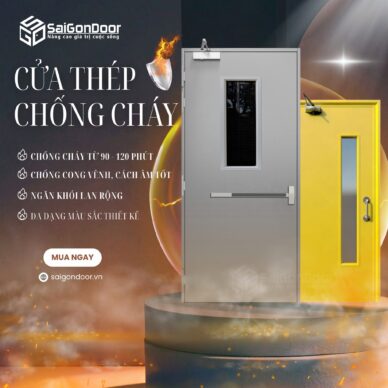 Vì sao nên chọn cửa thép chống cháy cho công trình