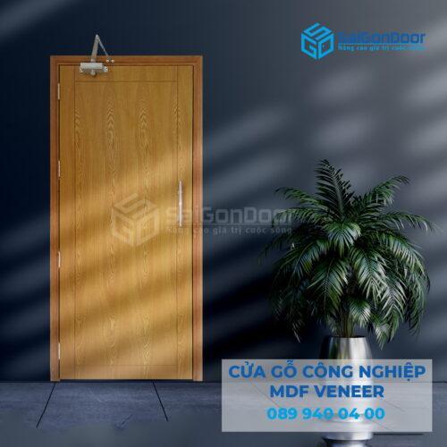 Cửa Gỗ MDF Veneer P1 Sồi-SGD