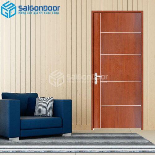 Cửa Gỗ MDF Veneer P12R5 2-MDFV-SGD