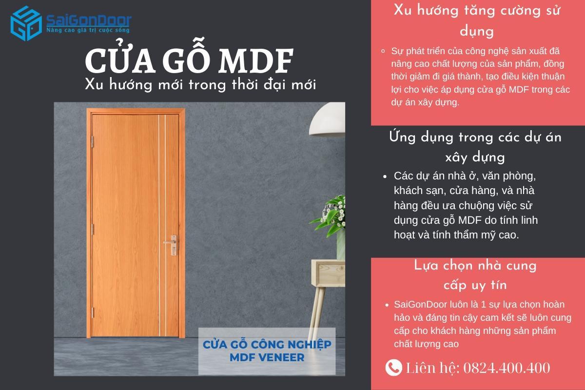 Sự Thịnh Hành của Cửa Gỗ MDF