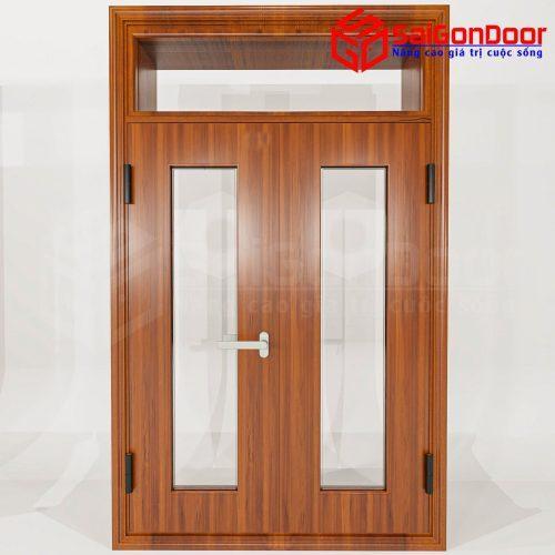 Cửa Nhôm Vân Gỗ SGD-CNVG-61