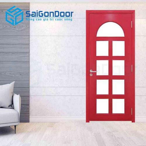 Cửa Gỗ MDF Veneer P1G9 hong