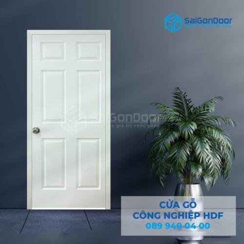 Cửa Gỗ HDF 6A-C1 4-SGD