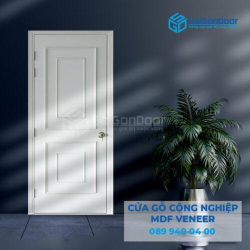 Cửa Gỗ MDF Veneer O4-C1 Phào chi noi-SGD