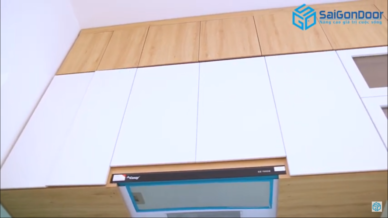 GIỚI THIỆU TỦ KỆ BẾP GỖ CÔNG NGHIỆP MDF SAIGONDOOR TẠI NHÀ KHÁCH HÀNG