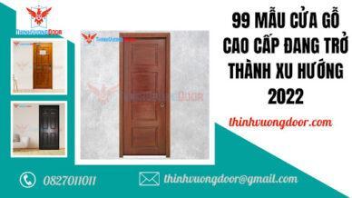 99 Mẫu cửa gỗ Cao cấp đang trở thành xu hướng 2023