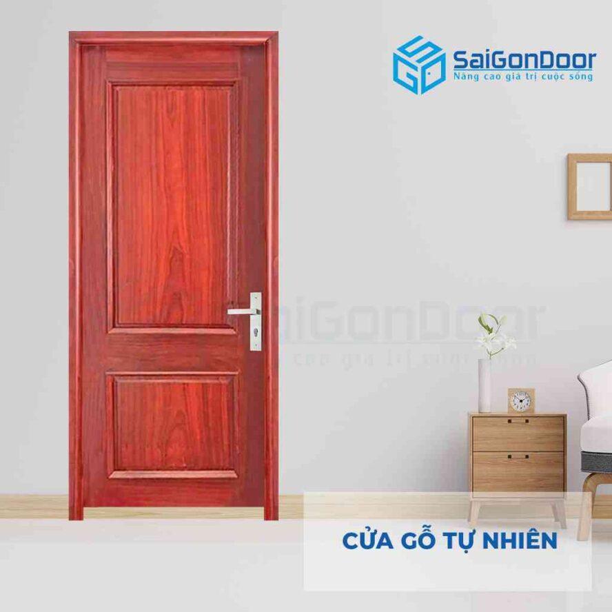 Cửa gỗ tự nhiên với phong cách cổ điển đầy tinh tế