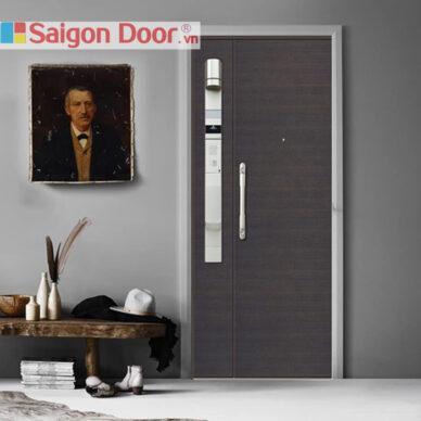 Cấu tạo Cửa thép vân gỗ thật chi tiết