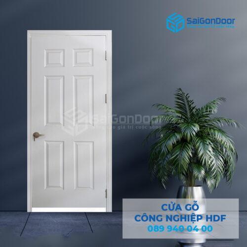 Cửa Gỗ HDF 6A-C1 3-SGD