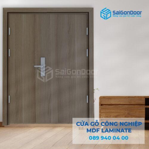 Cửa Gỗ Công Nghiệp MDF Laminate 2P111-SGD
