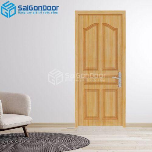 Cửa Gỗ Công Nghiệp SGD 5A ASH 2-HDFV-SGD