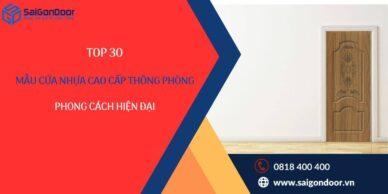 Top 30 Mẫu Cửa Nhựa Cao Cấp Thông Phòng Phong Cách Hiện Đại