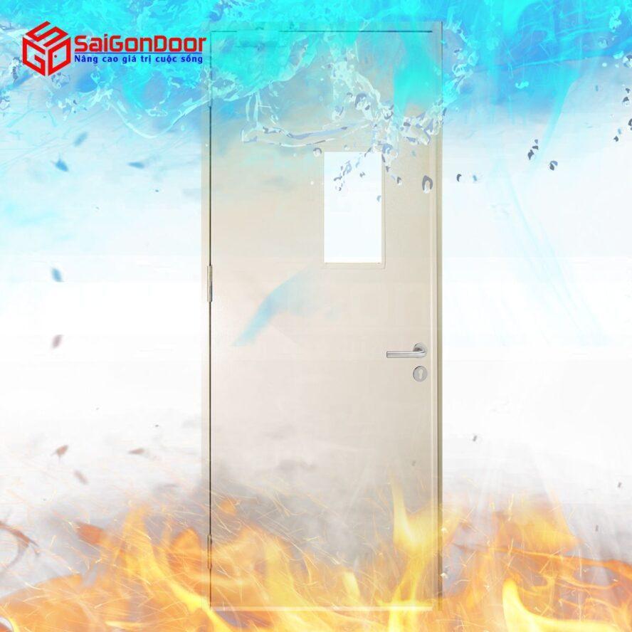 Cửa thép chống cháy thường được sử dụng trong các vị trí thường xuyên dễ xảy ra các sự c ố hoả hoạn như lối thoát hiểm, nhà kho, toà nhà,...