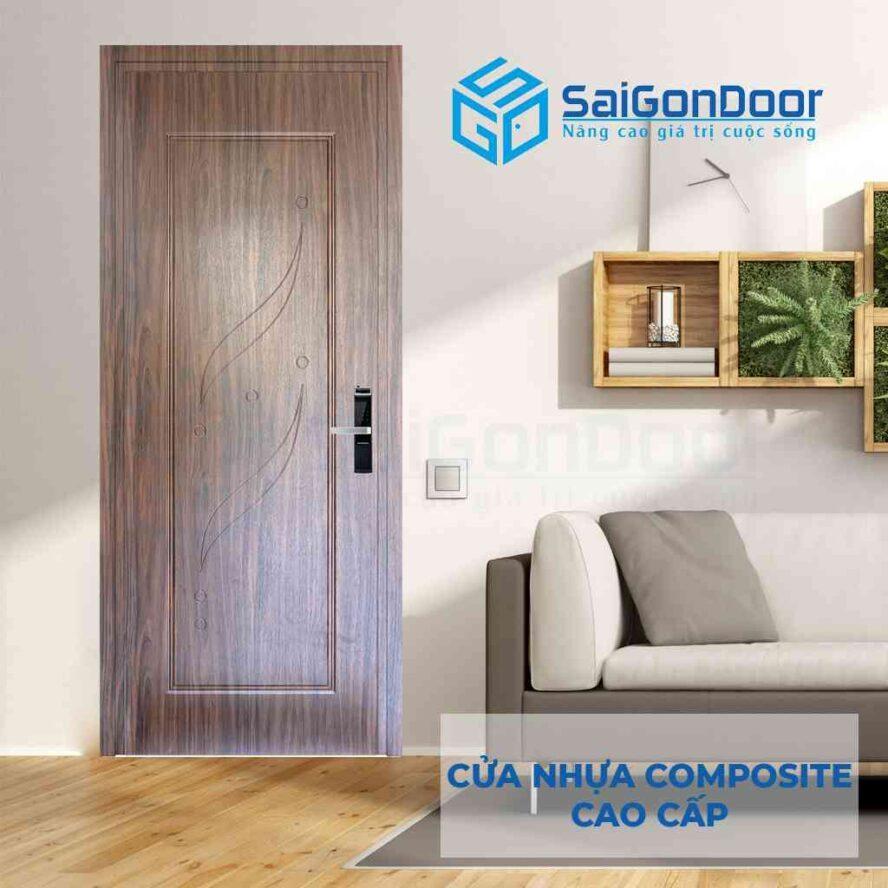 Hình ảnh cửa thông phòng nhựa giả gỗ cao cấp