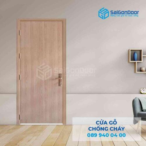 Cửa Gỗ Chống Cháy MDF Laminate P1