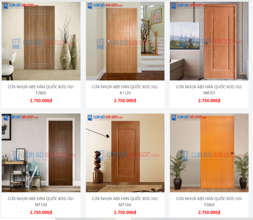 MẪU CỬA ABS HÀN QUỐC HOT NHẤT 2021