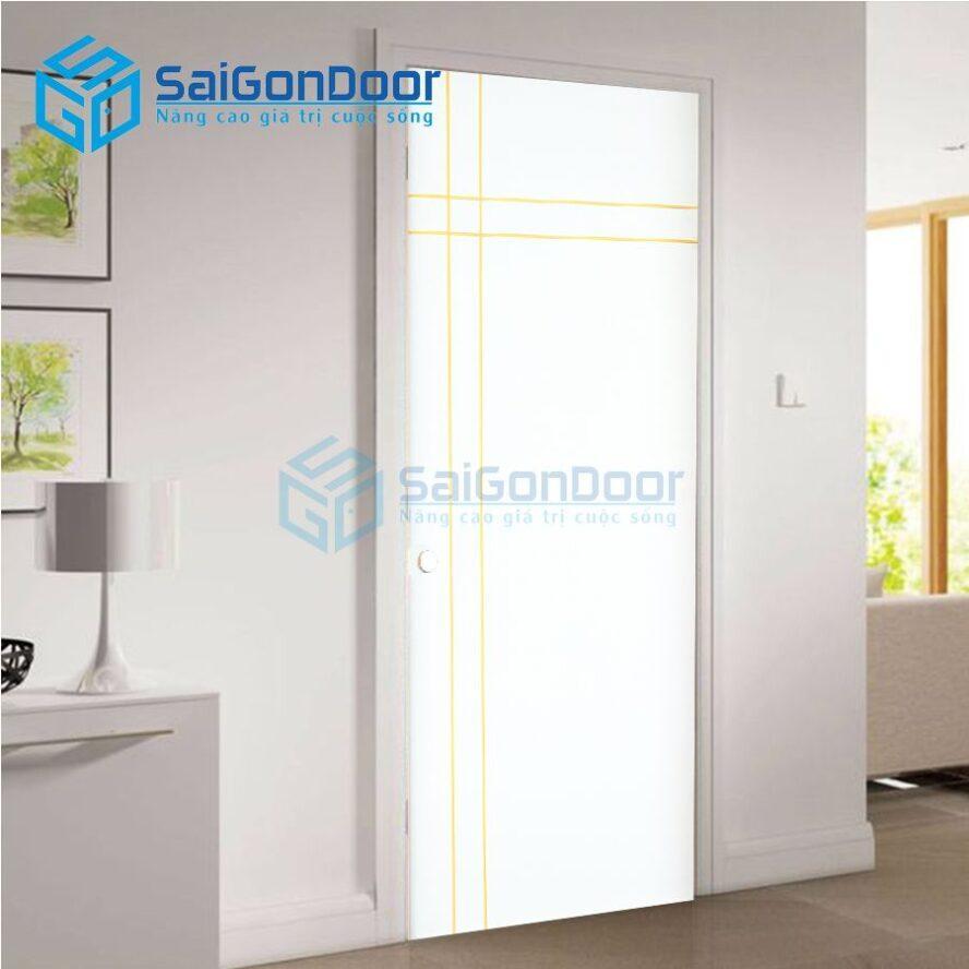 Cửa gỗ MDF sơn màu