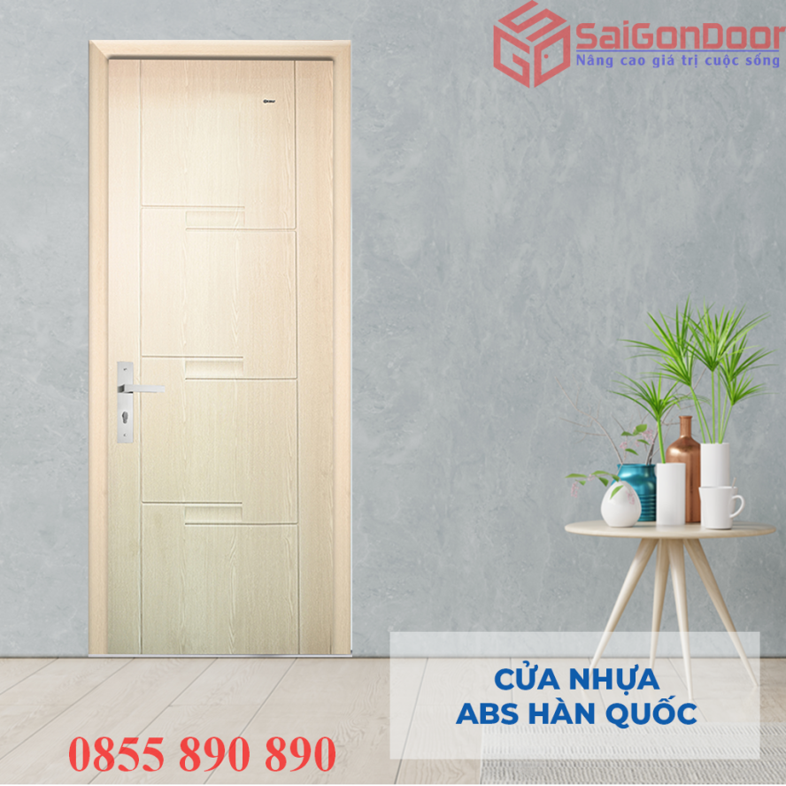 Cửa nhựa ABS Hàn Quốc bền vững theo thời gian