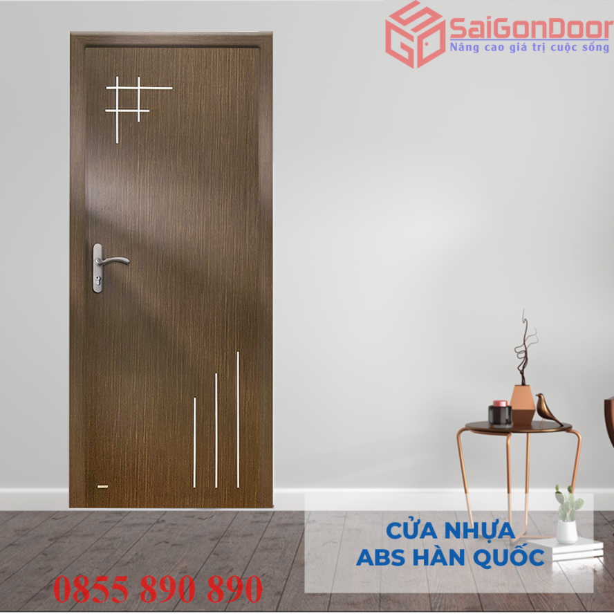 Cửa nhựa ABS Hàn Quốc bền vững theo thời gian