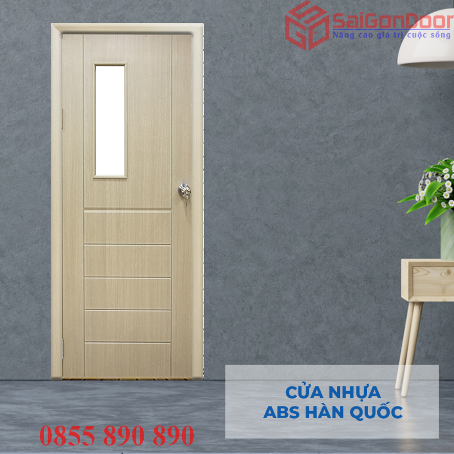 Cửa nhựa ABS Hàn Quốc bền vững theo thời gian