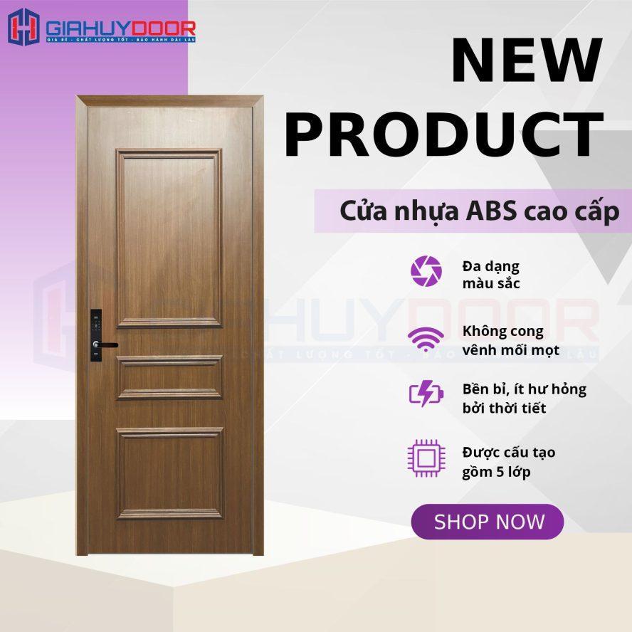 CỬA NHỰA ABS HÀN QUỐC GIAHUYDOOR – ĐẸP MẮT, BỀN CHẮC, CHỐNG ẨM VƯỢT TRỘI

