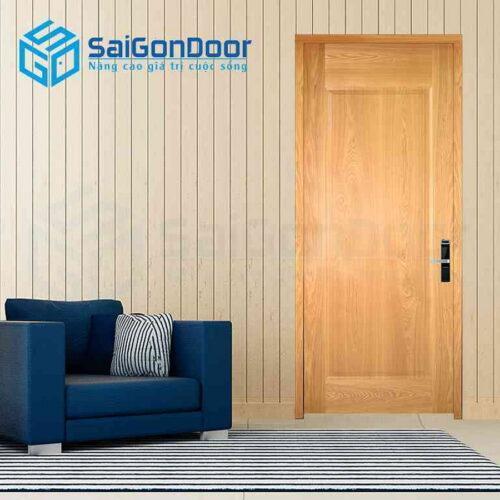 Cửa Gỗ HDF Veneer 1B ash 2