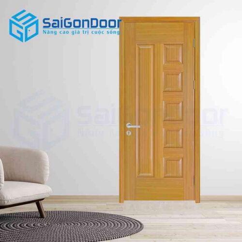 Cửa Gỗ HDF Veneer 6B sapele 5