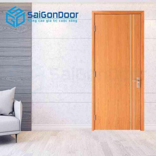Cửa Gỗ MDF veneer P1R2  xoa dao