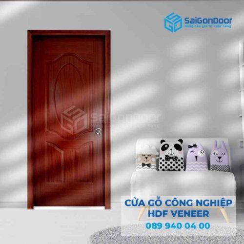 Cửa Gỗ Công Nghiệp HDF Veneer 3A cam xe