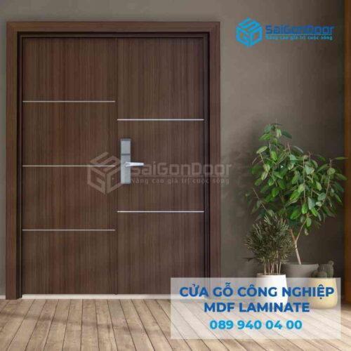 Cửa Gỗ Công Nghiệp MDF Laminate 2P1R51s