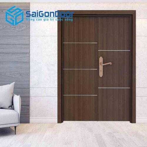 Cửa Gỗ Công Nghiệp MDF Laminate 2P1R52s