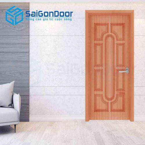 Cửa Gỗ Công Nghiệp SGD 019 sapele 2