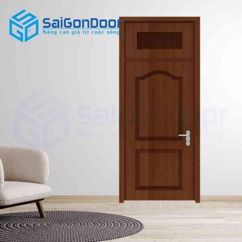 Cửa Gỗ Công Nghiệp SGD 2A walnut 2