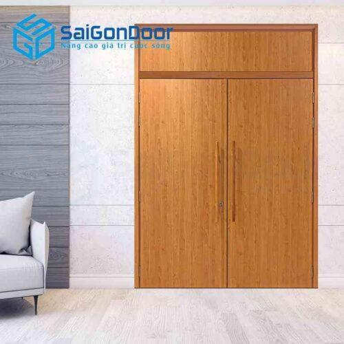 Cửa Gỗ Công Nghiệp SGD Melamine P2 Fix