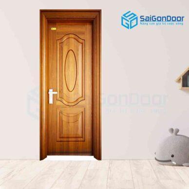 Cửa thép vân gỗ tại SaiGonDoor