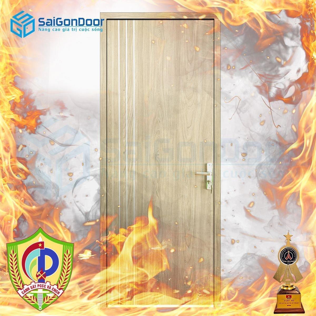 Cửa MDF chống cháy - SaiGonDoor