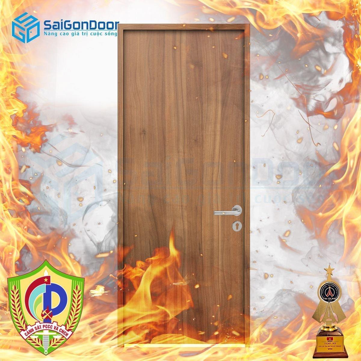 Cửa MDF chống cháy - SaiGonDoor