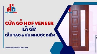 Cửa gỗ công nghiệp HDF Veneer là gì