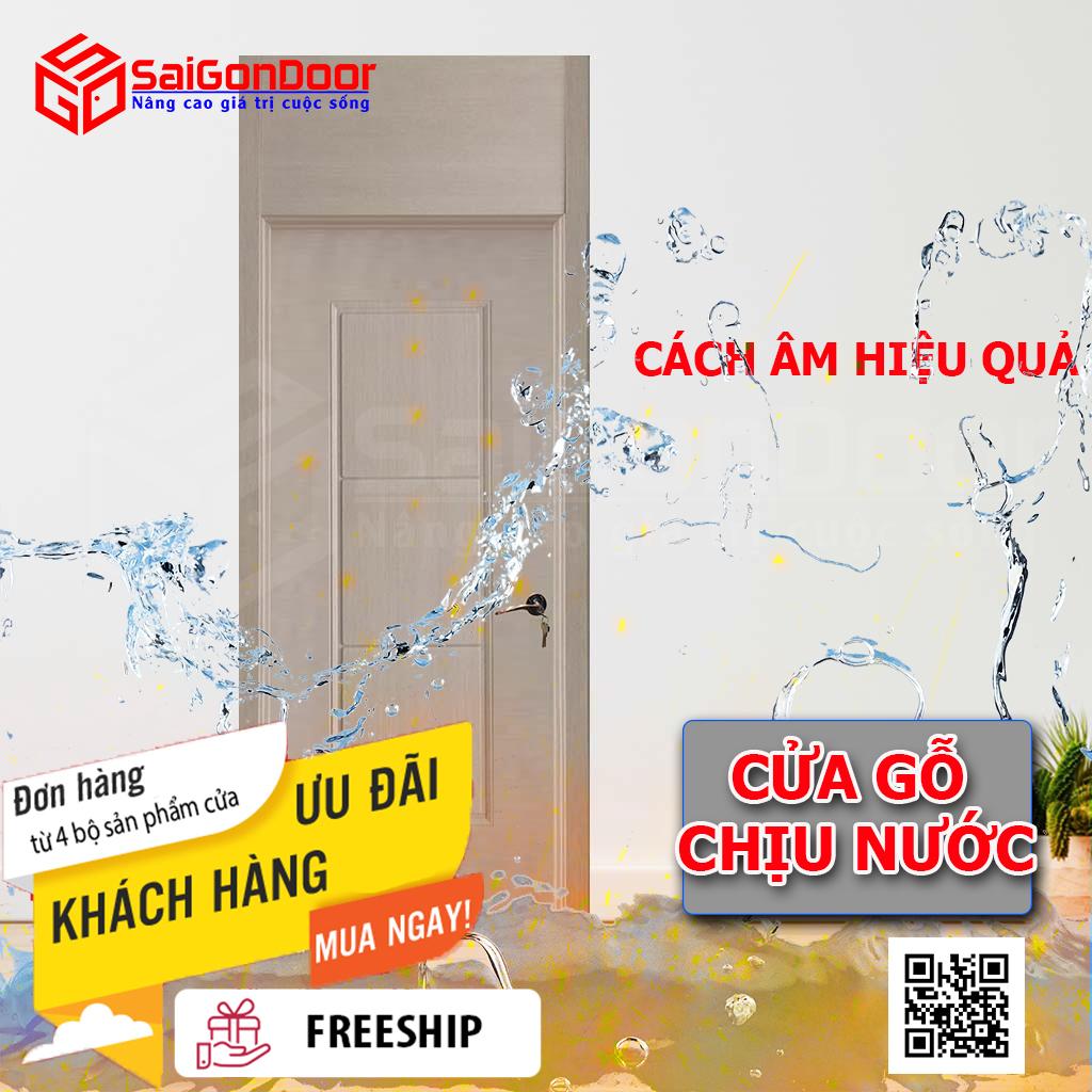 Cửa gỗ chiụ nước