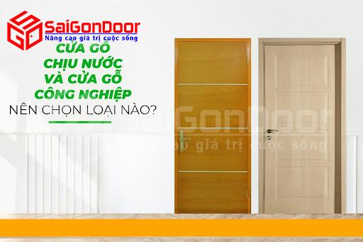 Cửa gỗ công nghiệp và cửa gỗ chịu nước