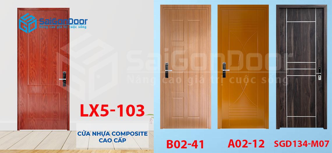 Cửa gỗ chịu nước đa dạng kiểu dáng, màu sắc hiện đại với mức chi phí rất dễ chịu sẽ làm hài lòng khách hàng