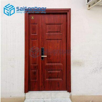 Cửa thép chống cháy vân gỗ