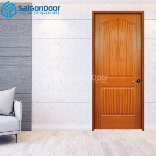 Cửa Gỗ HDF Veneer 2A-Xoan Đào 4-HDFV-SGD