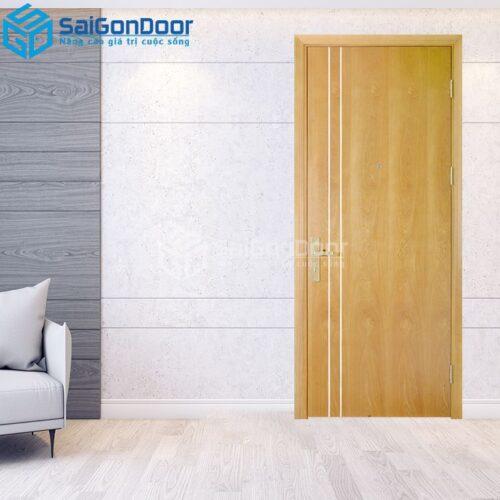 Cửa Gỗ MDF Veneer P1R2 ASH 1-MDFV-SGD