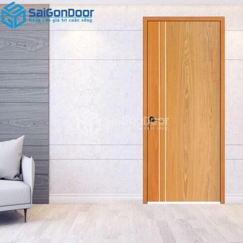 Cửa Gỗ MDF Veneer P1R2 Sồi 3-MDFV-SGD